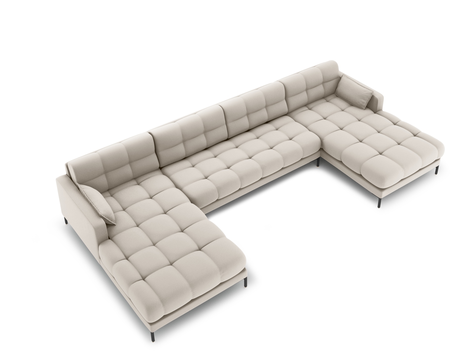 Panoramic Sofa, "Mamaia", 6 Seats, 383x185x75