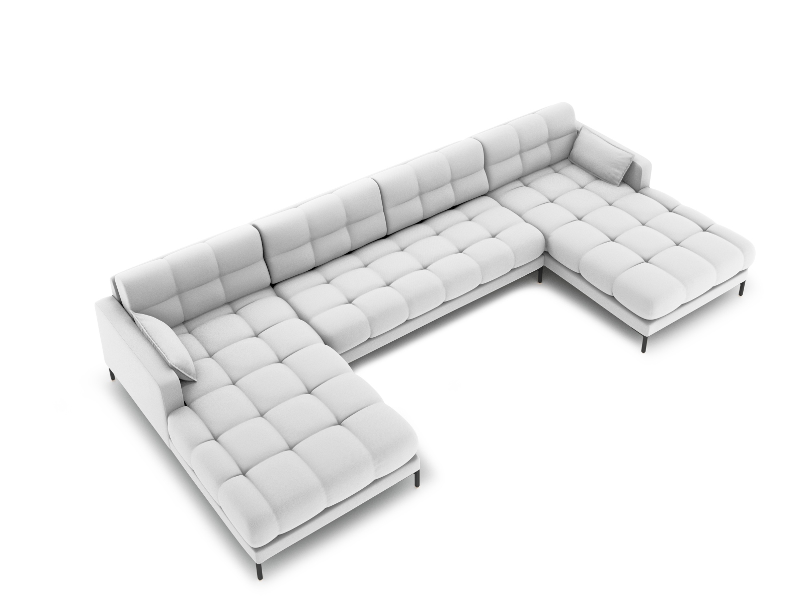Panoramic Sofa, "Mamaia", 6 Seats, 383x185x75