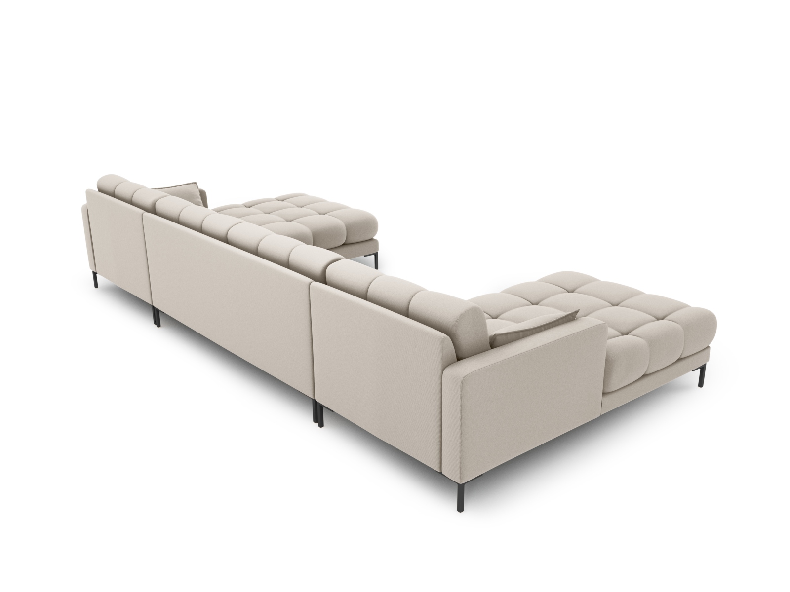 Panoramic Sofa, "Mamaia", 6 Seats, 383x185x75