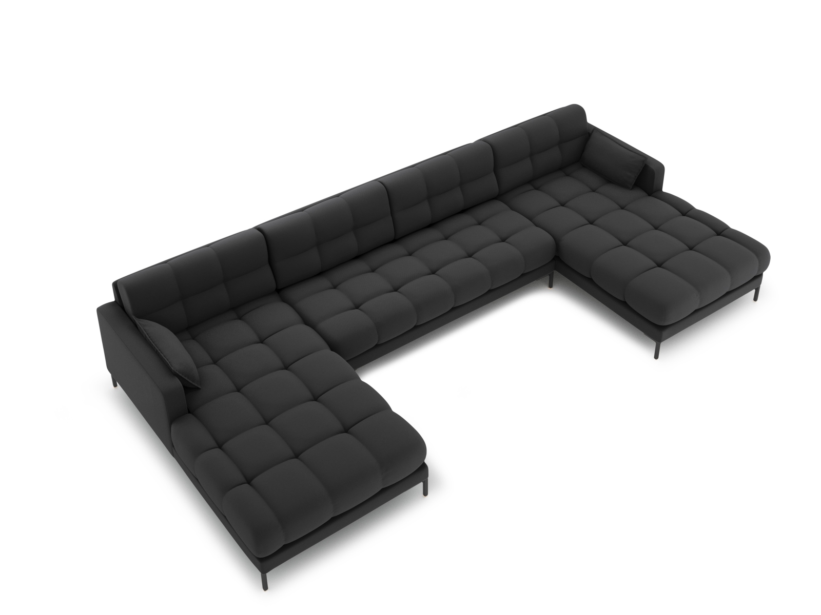 Panoramic Sofa, "Mamaia", 6 Seats, 383x185x75