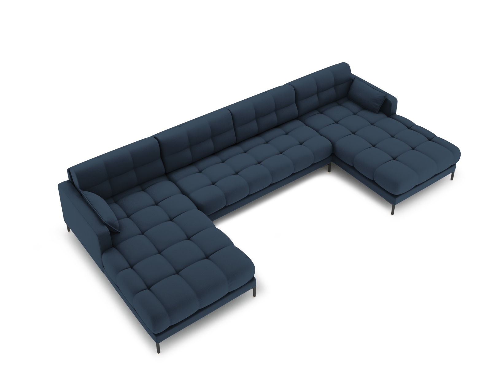 Panoramic Sofa, "Mamaia", 6 Seats, 383x185x75