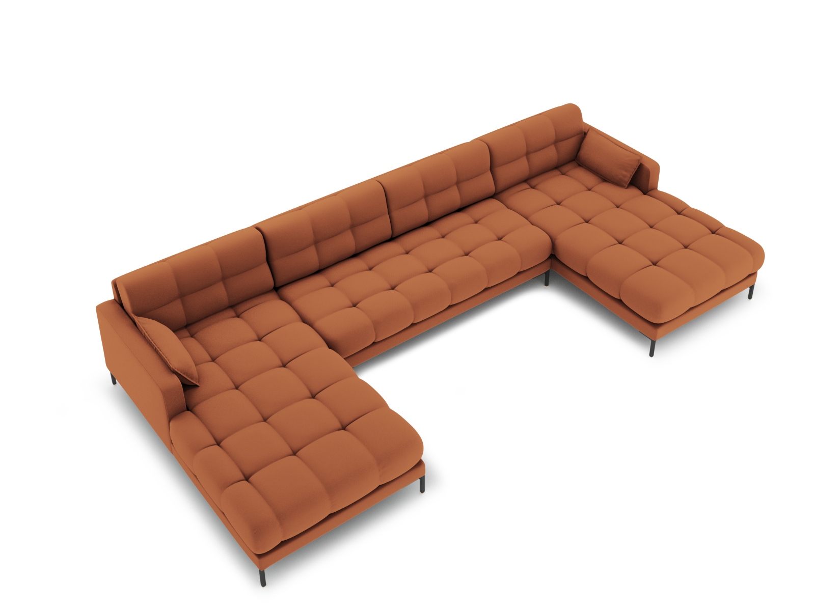 Panoramic Sofa, "Mamaia", 6 Seats, 383x185x75