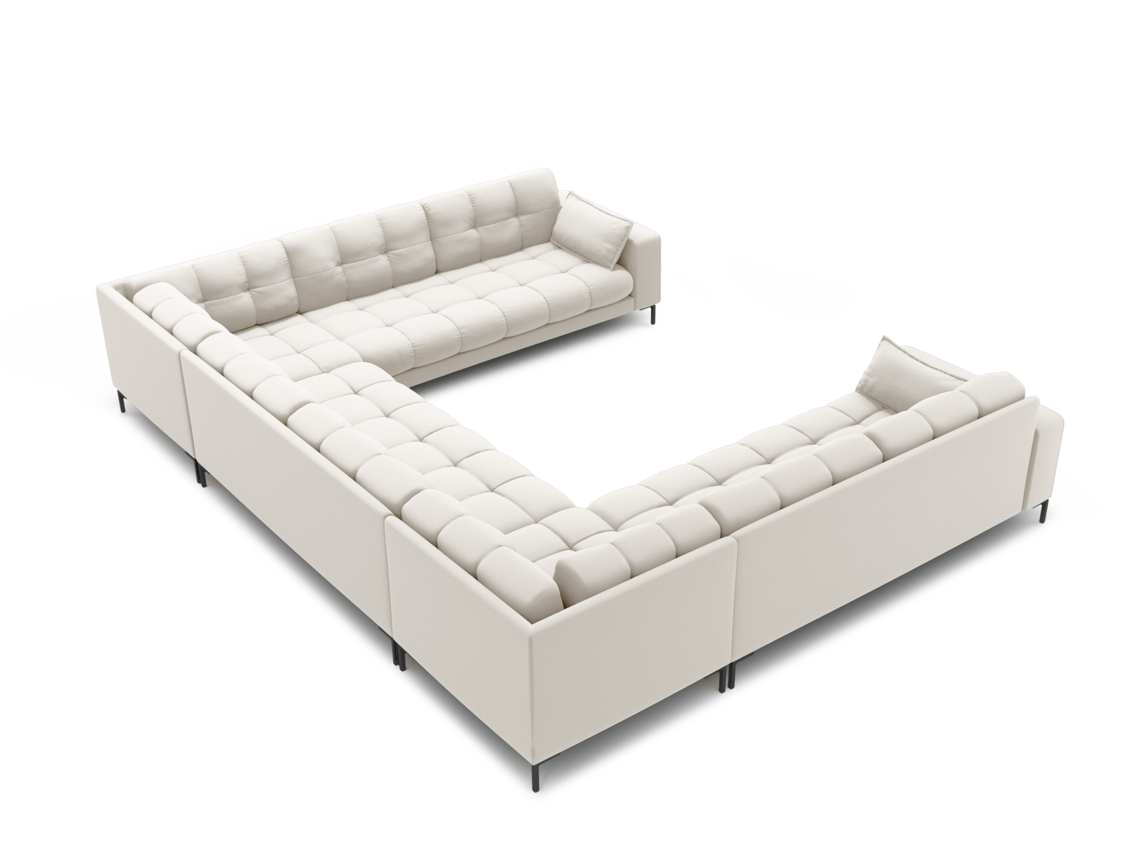 Panoramic Sofa, "Mamaia", 9 Seats, 337x256x75