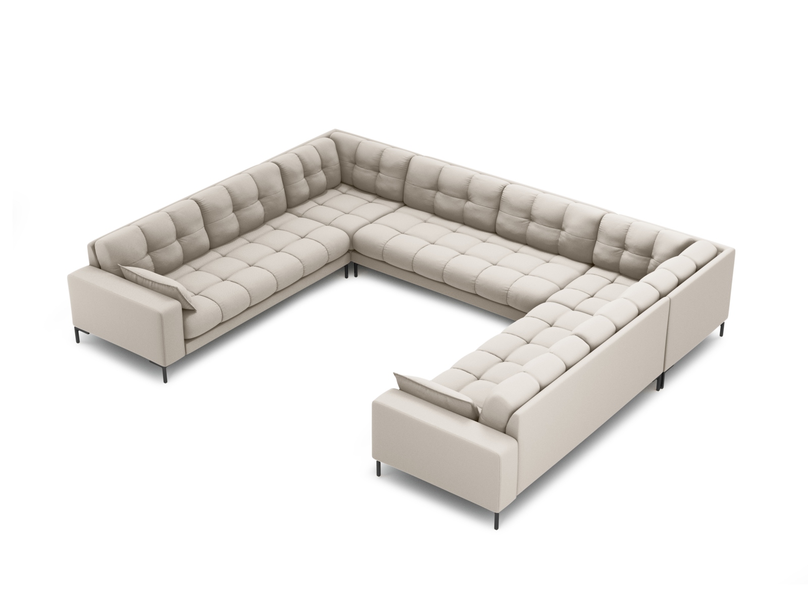 Panoramic Sofa, "Mamaia", 9 Seats, 337x256x75