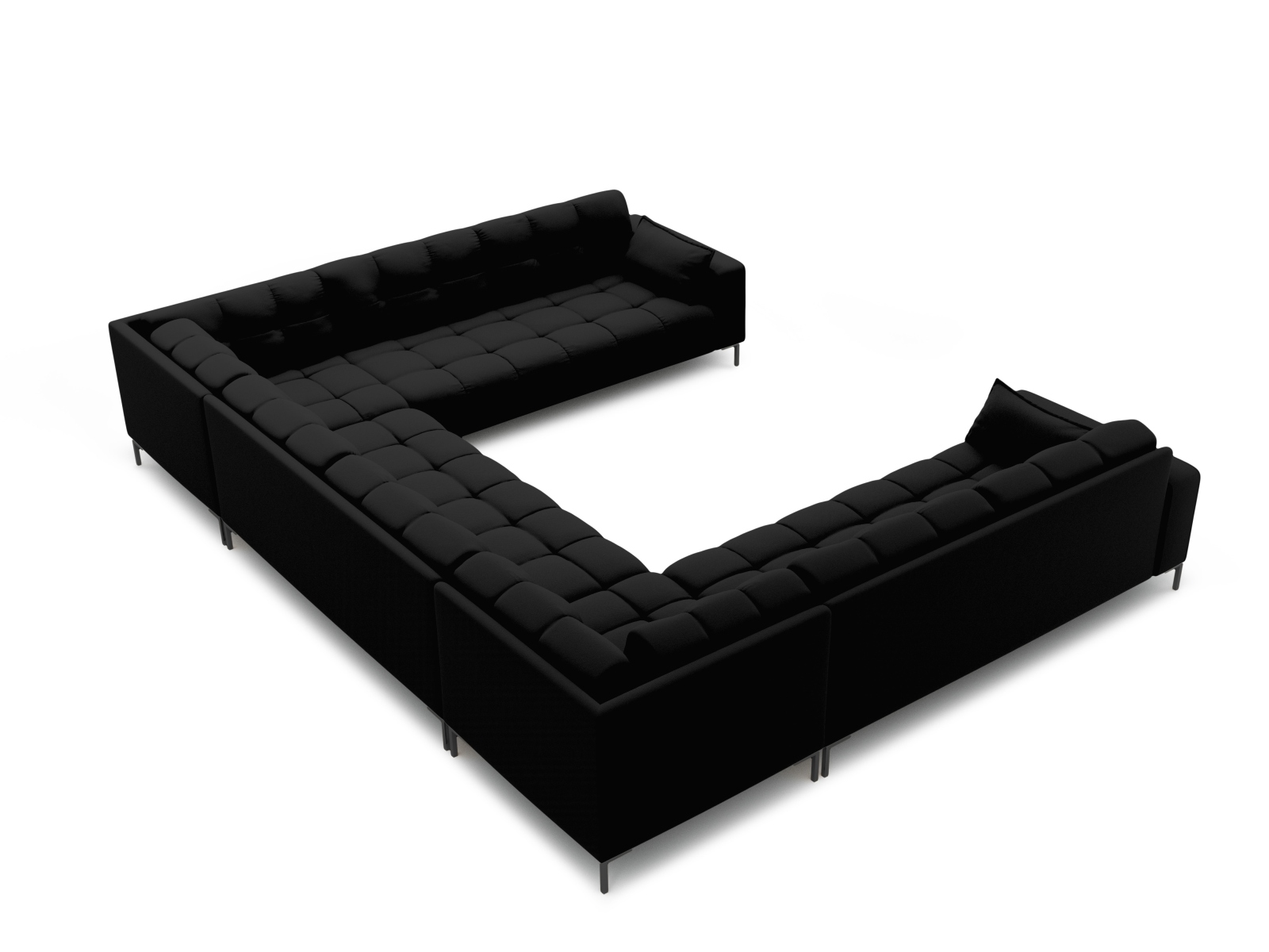 Panoramic Sofa, "Mamaia", 9 Seats, 337x256x75