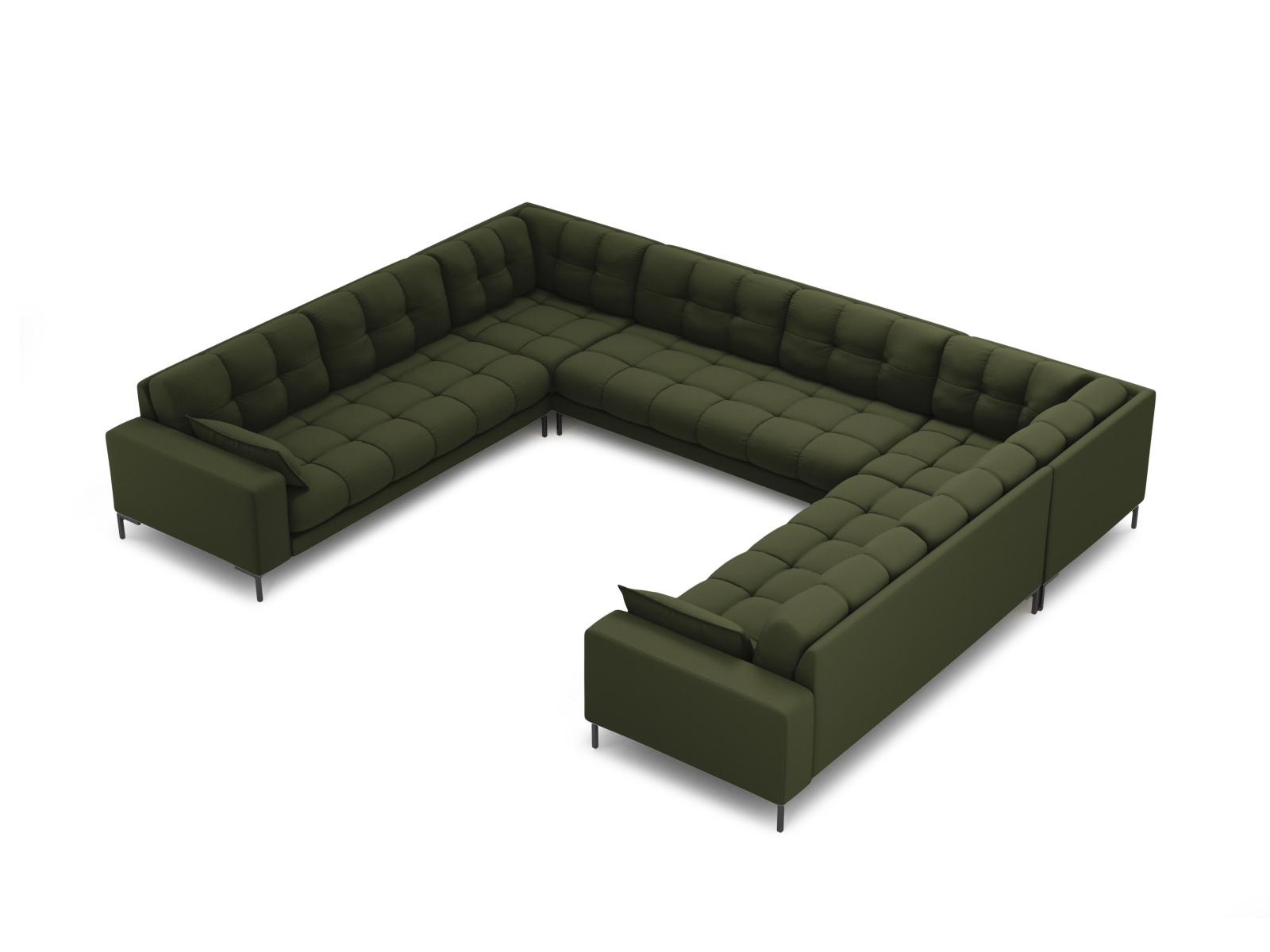 Panoramic Sofa, "Mamaia", 9 Seats, 337x256x75
