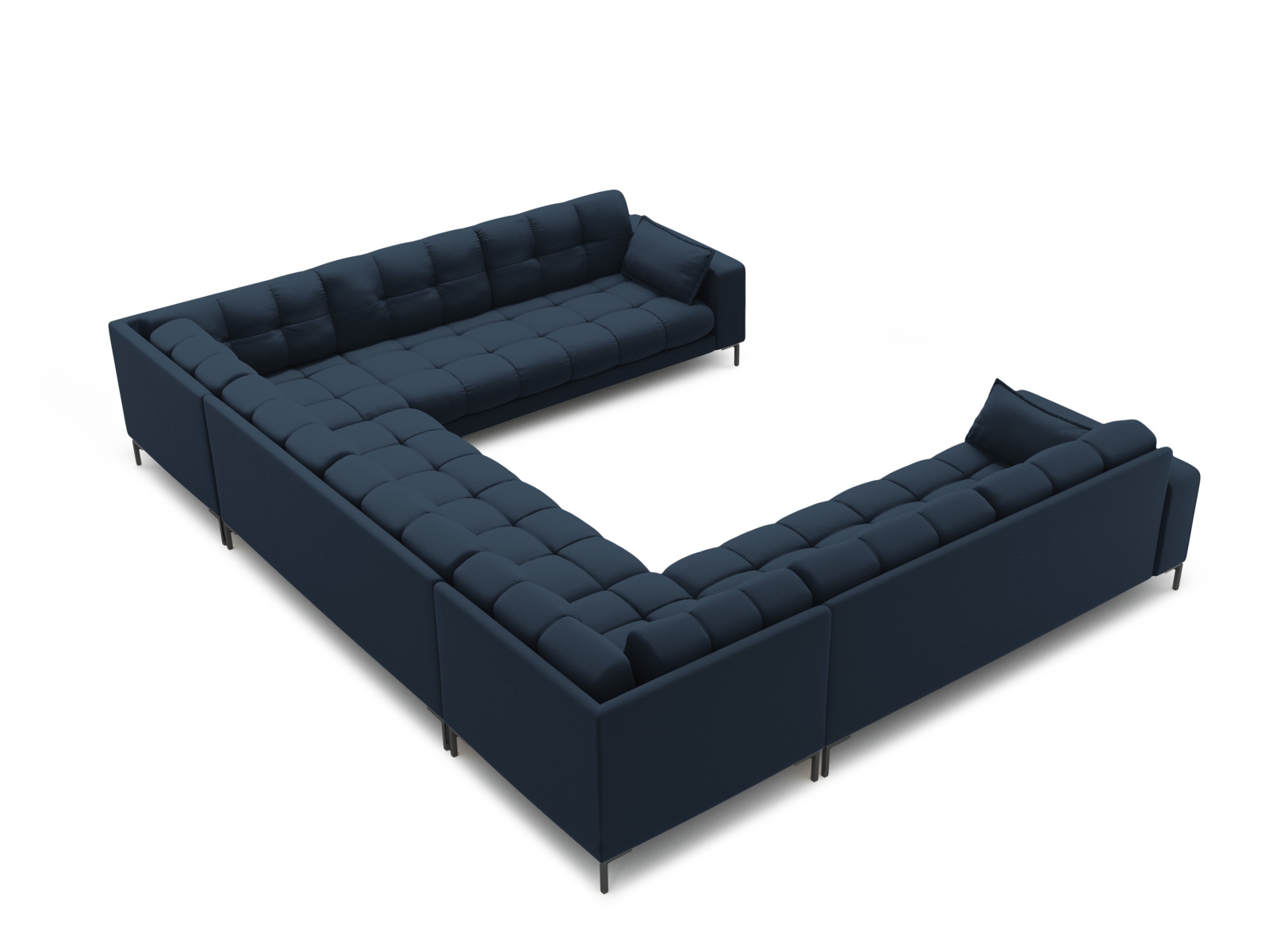 Panoramic Sofa, "Mamaia", 9 Seats, 337x256x75