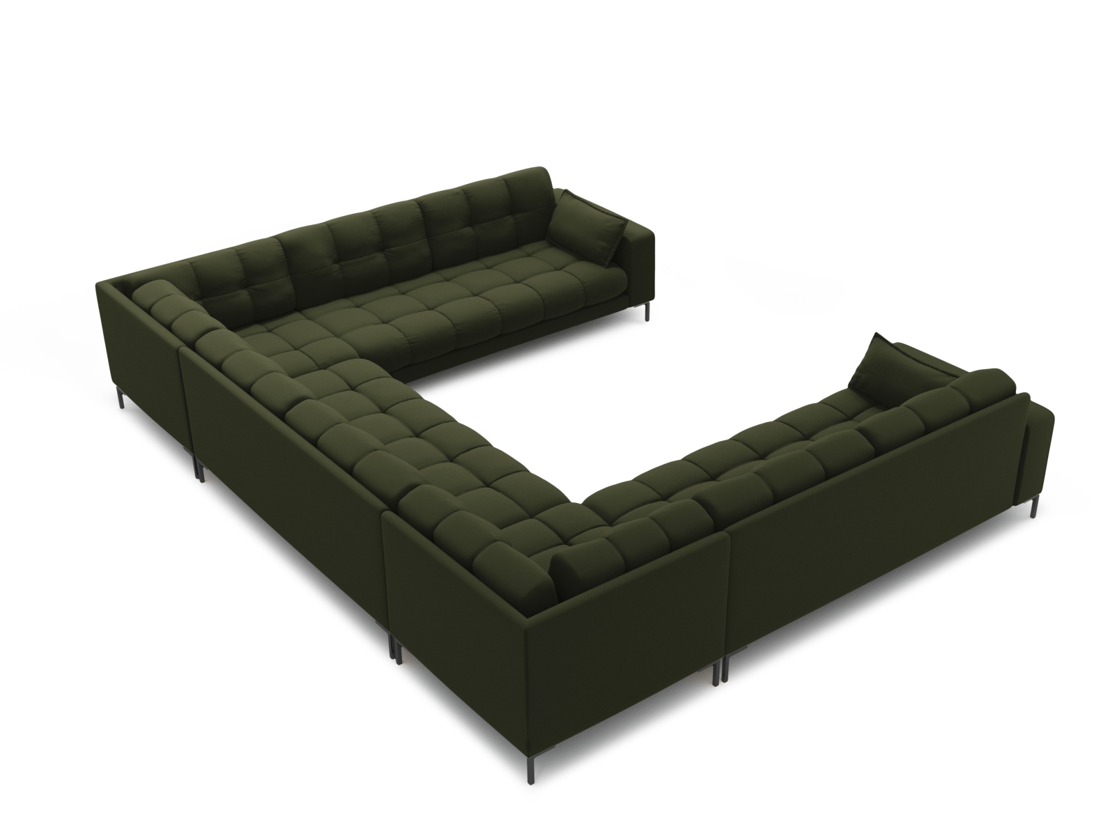 Panoramic Sofa, "Mamaia", 9 Seats, 337x256x75