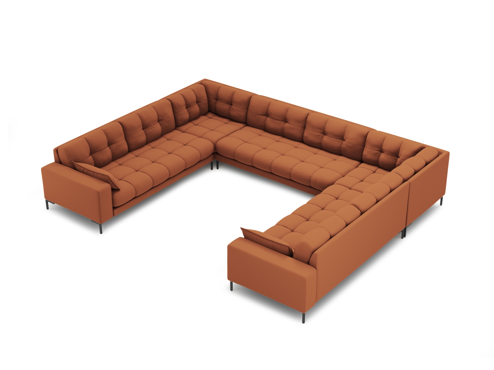 Panoramic Sofa, "Mamaia", 9 Seats, 337x256x75