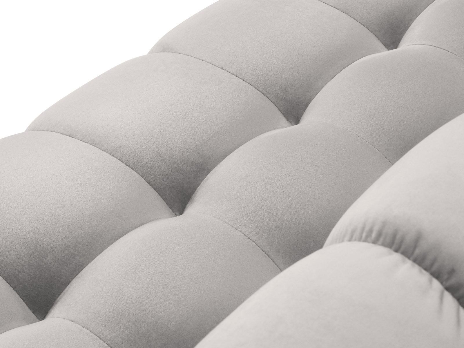 Velvet Panoramic Sofa, "Mamaia", 9 Seats, 337x256x75