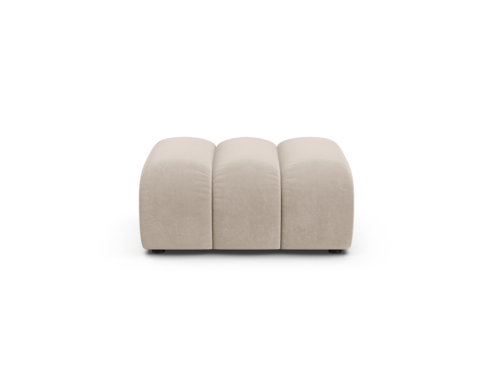 Velvet Pouf, "Lupine", 1 Seat, 95x92x43