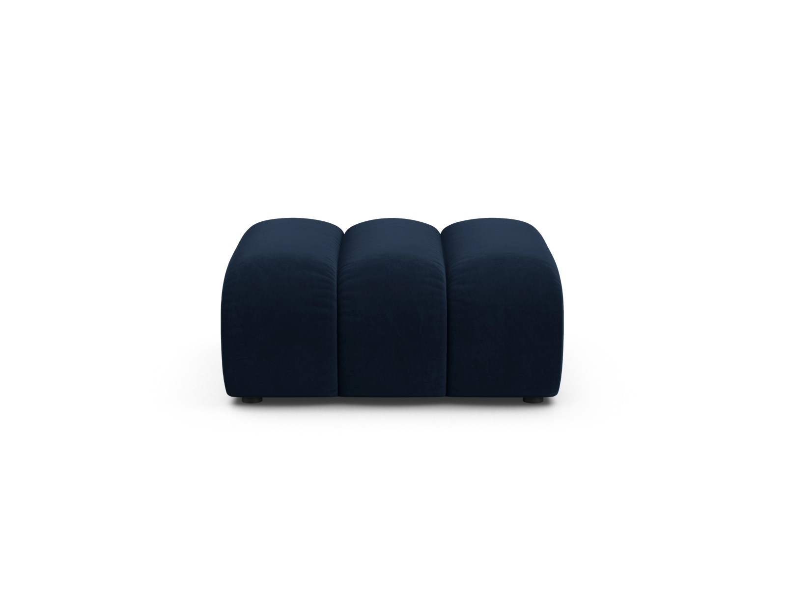 Velvet Pouf, "Lupine", 1 Seat, 95x92x43