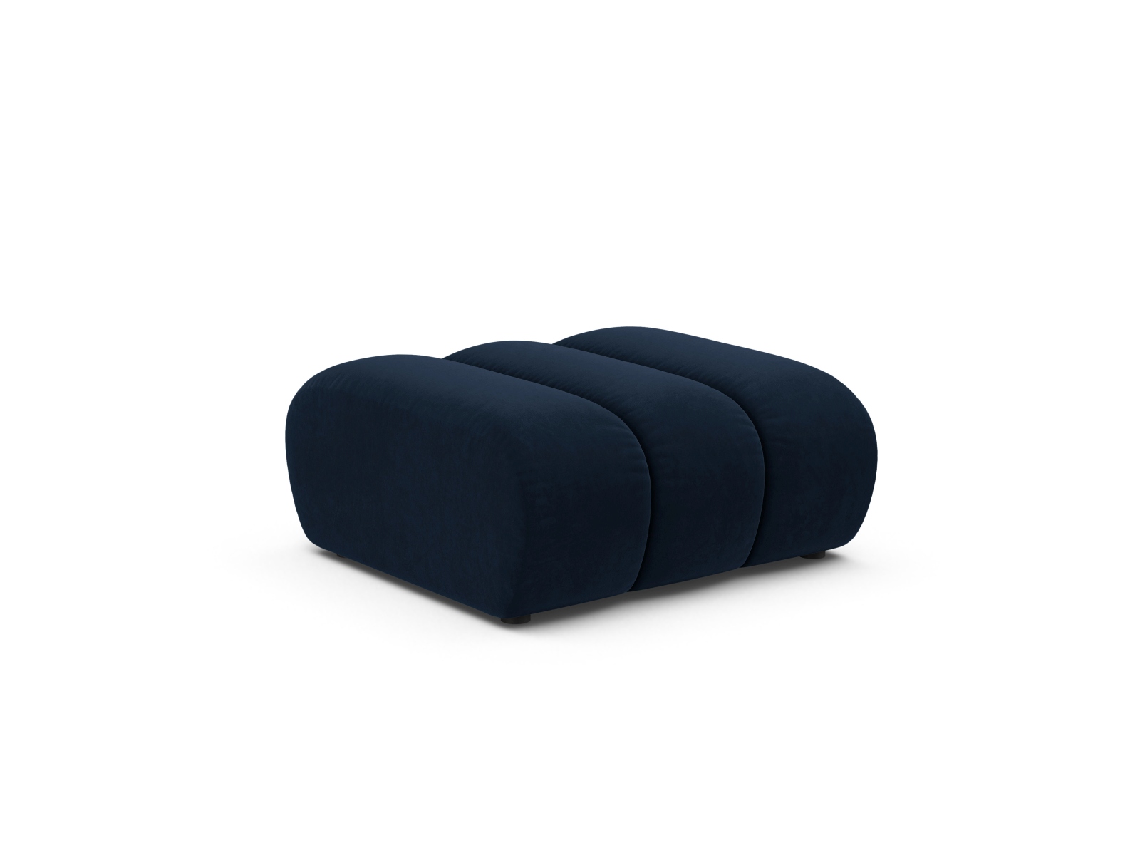 Velvet Pouf, "Lupine", 1 Seat, 95x92x43