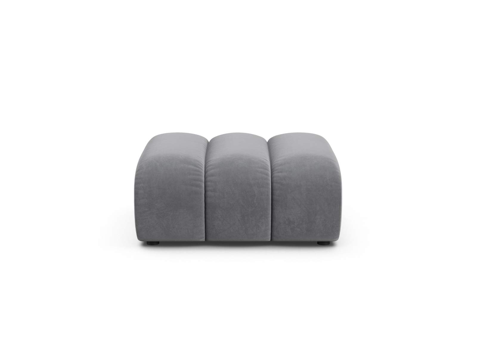 Velvet Pouf, "Lupine", 1 Seat, 95x92x43