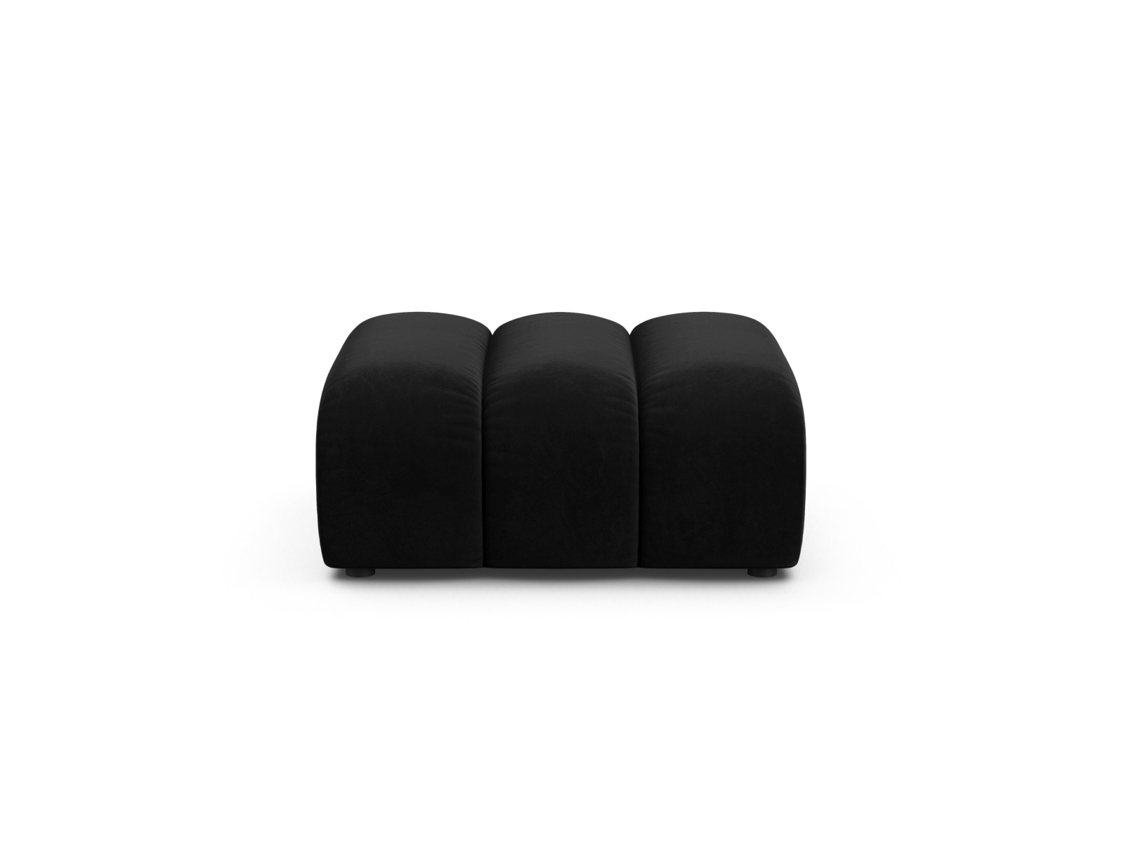 Velvet Pouf, "Lupine", 1 Seat, 95x92x43