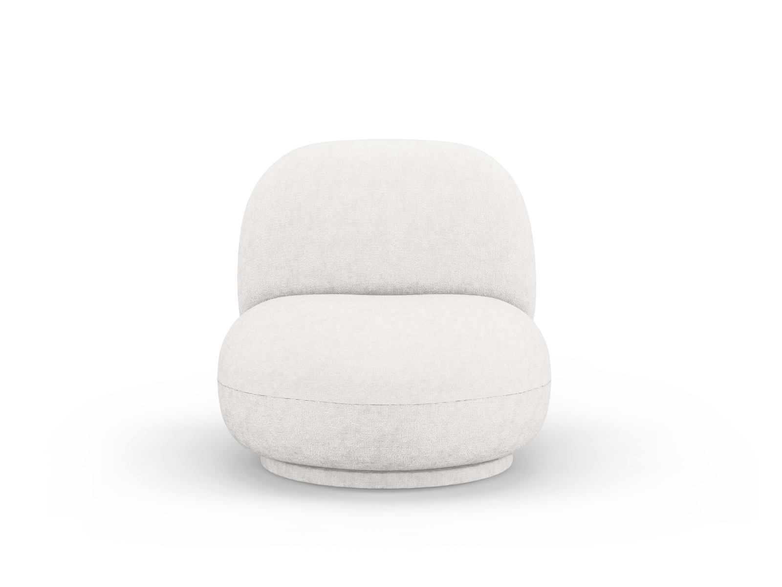 Swivel Armchair, "Chuck", 1 Seat, 78x77x80