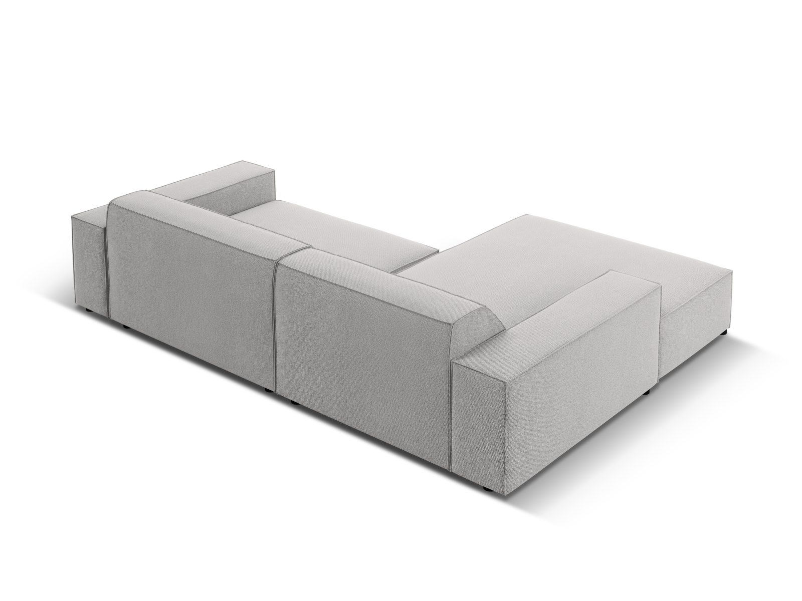 Modular Left Corner Sofa, "Jodie", 3 Seats, 224x162x77