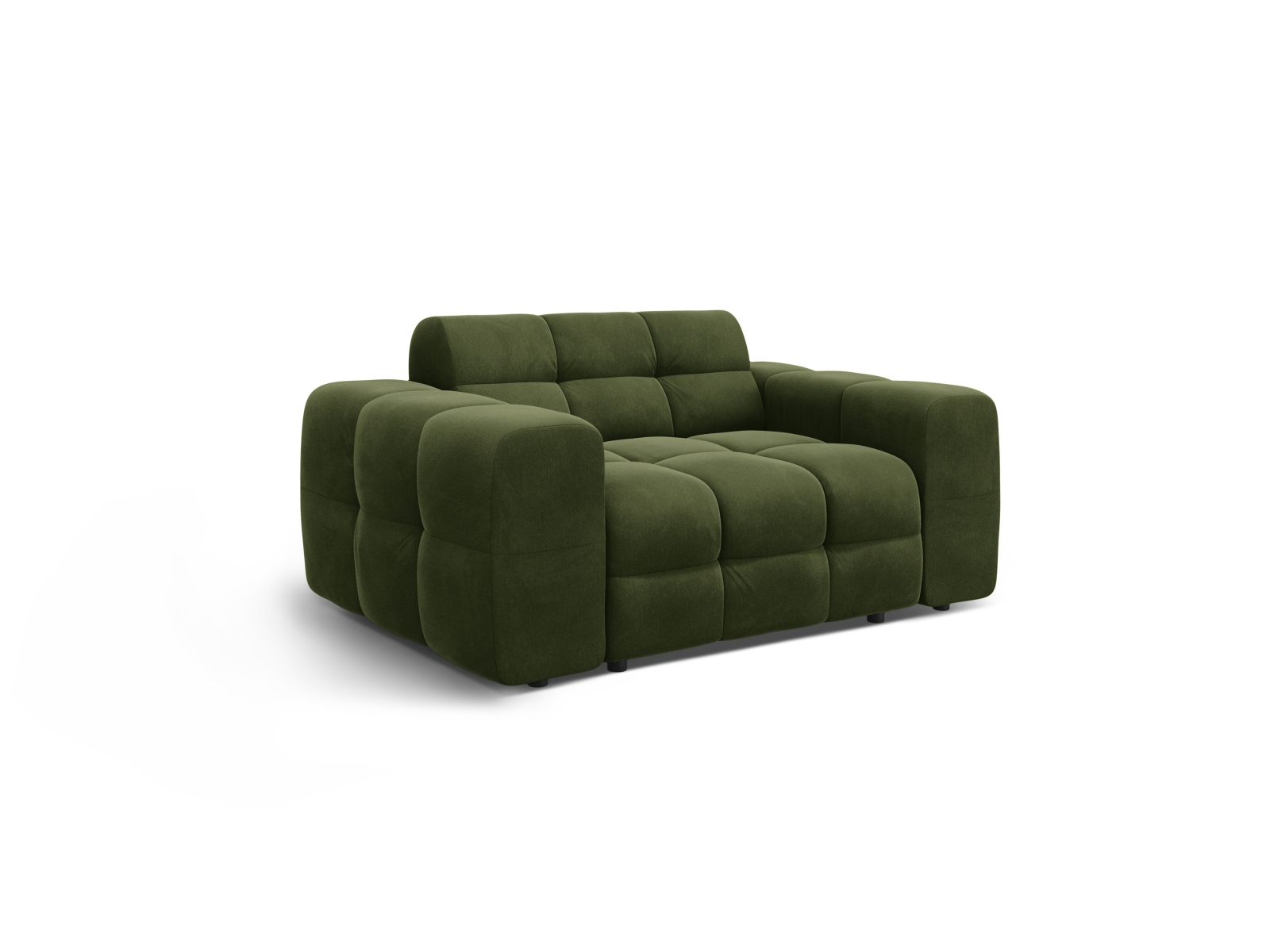 Velvet Sofa, "Kendal", 2 Seats, 156x103x79