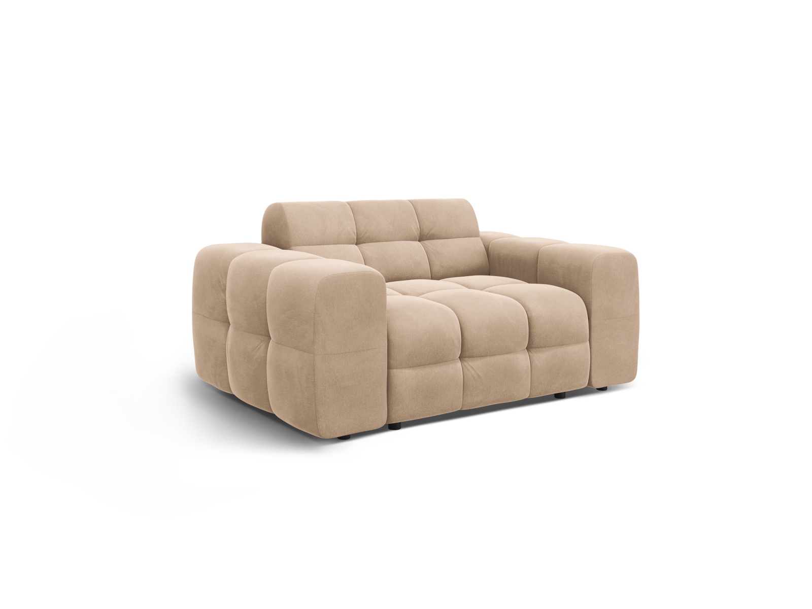 Velvet Sofa, "Kendal", 2 Seats, 156x103x79