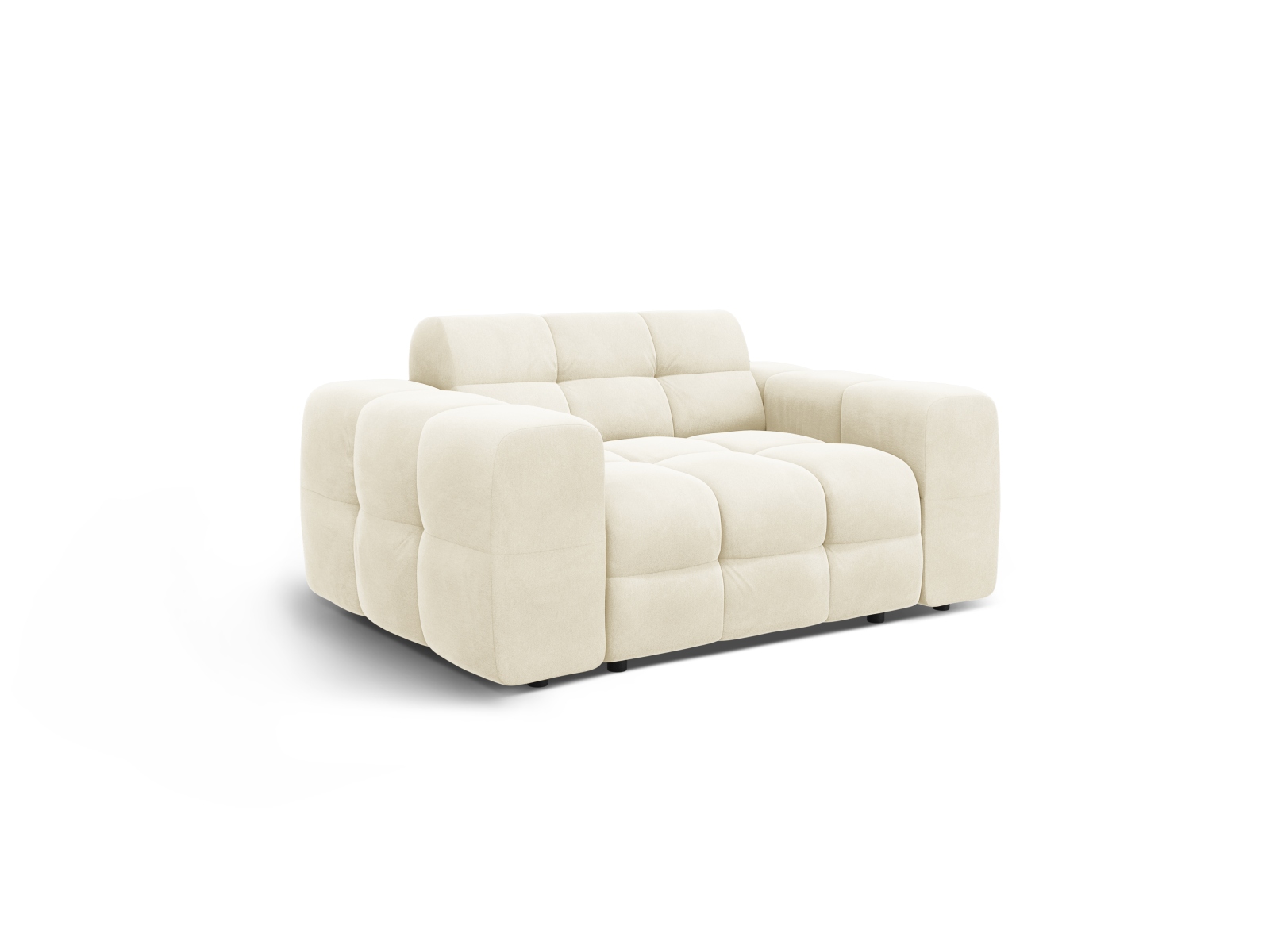 Velvet Sofa, "Kendal", 2 Seats, 156x103x79