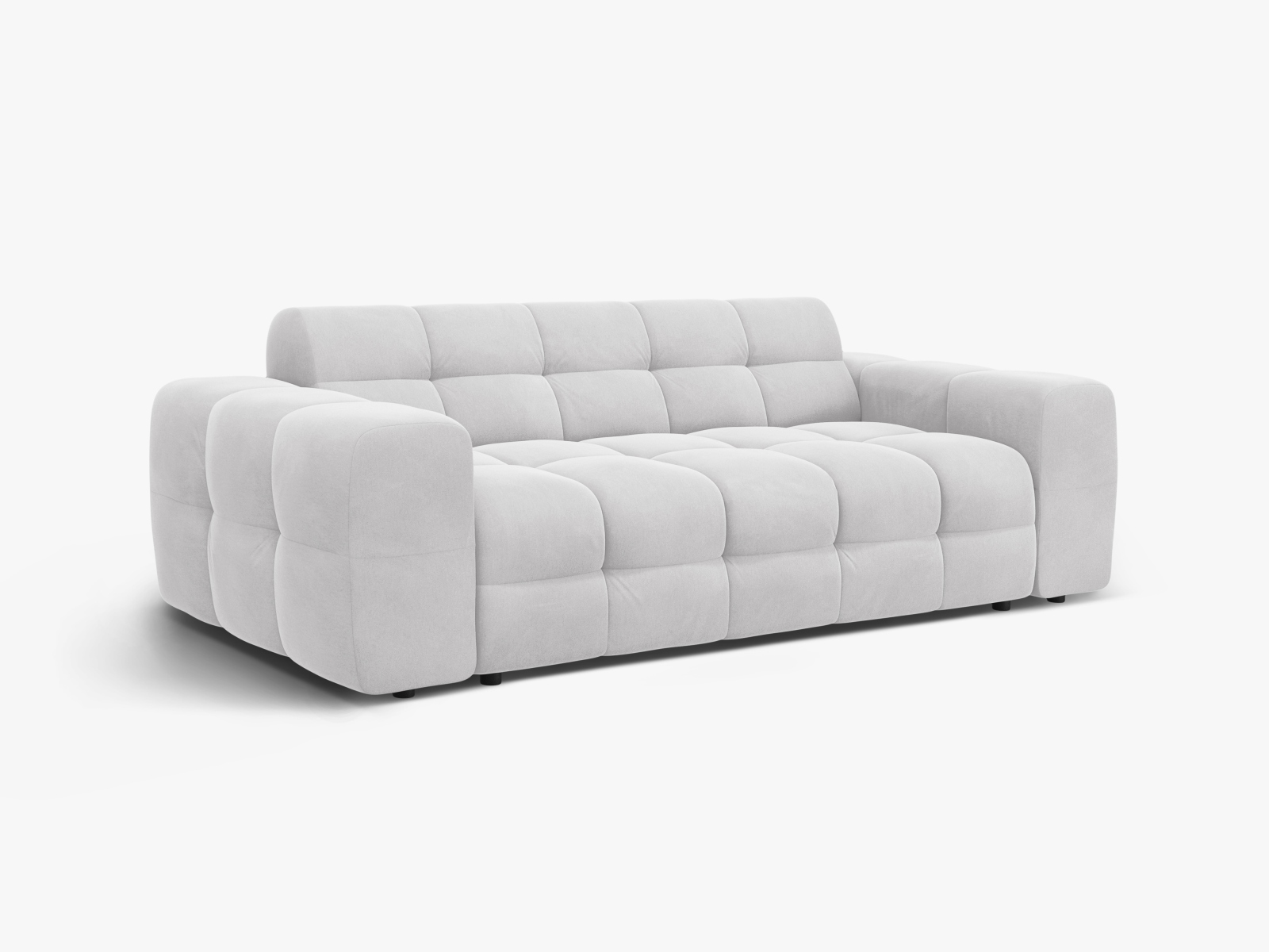 Velvet Sofa, "Kendal", 3 Seats, 222x103x79