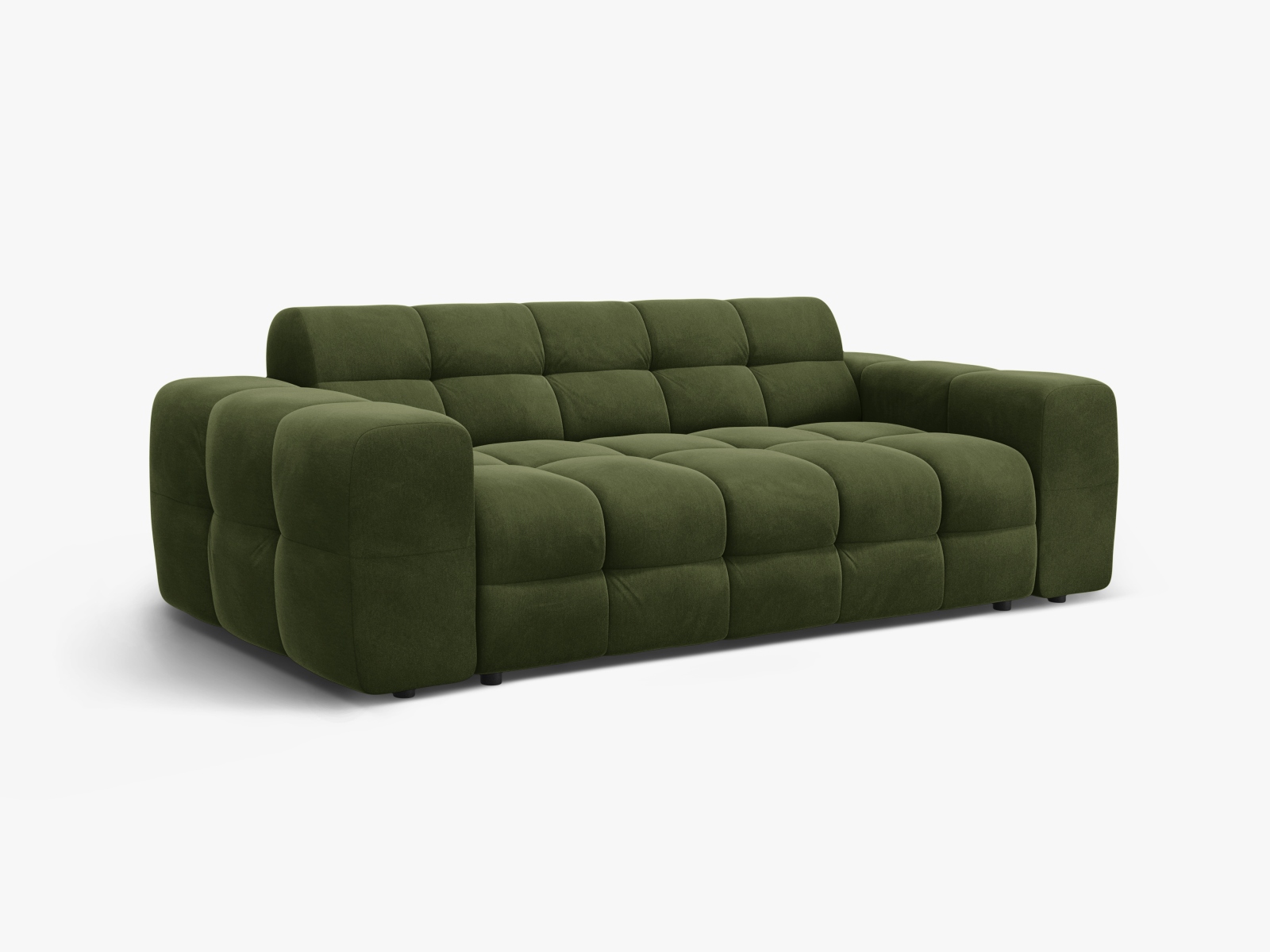 Velvet Sofa, "Kendal", 3 Seats, 222x103x79