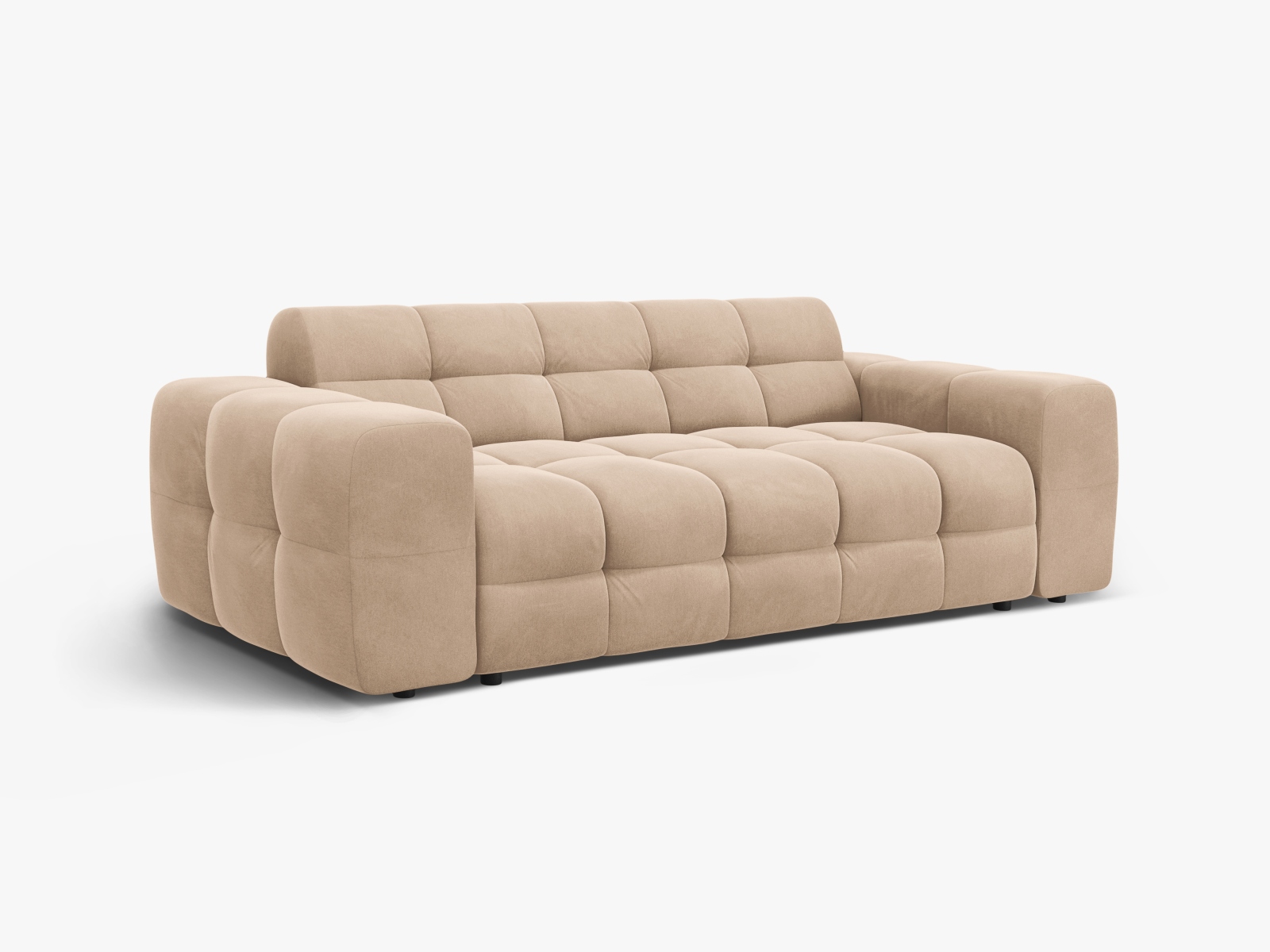 Velvet Sofa, "Kendal", 3 Seats, 222x103x79