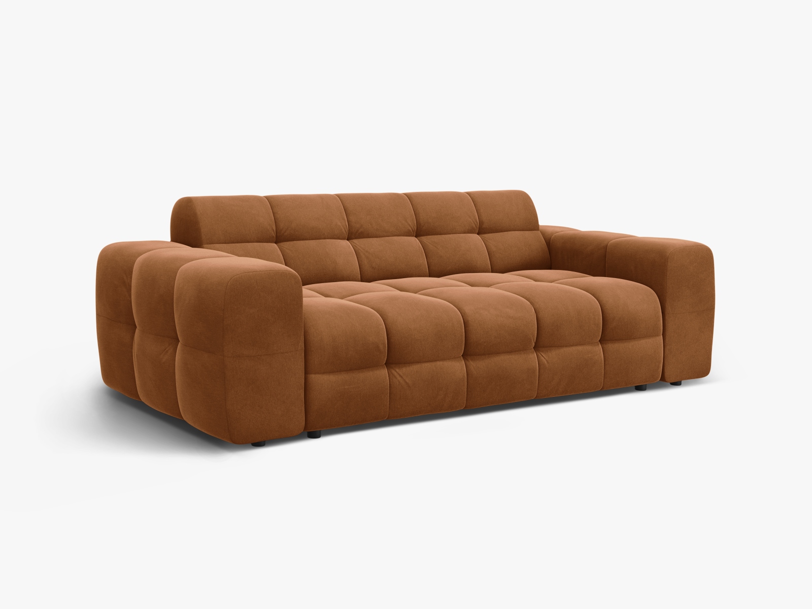 Velvet Sofa, "Kendal", 3 Seats, 222x103x79