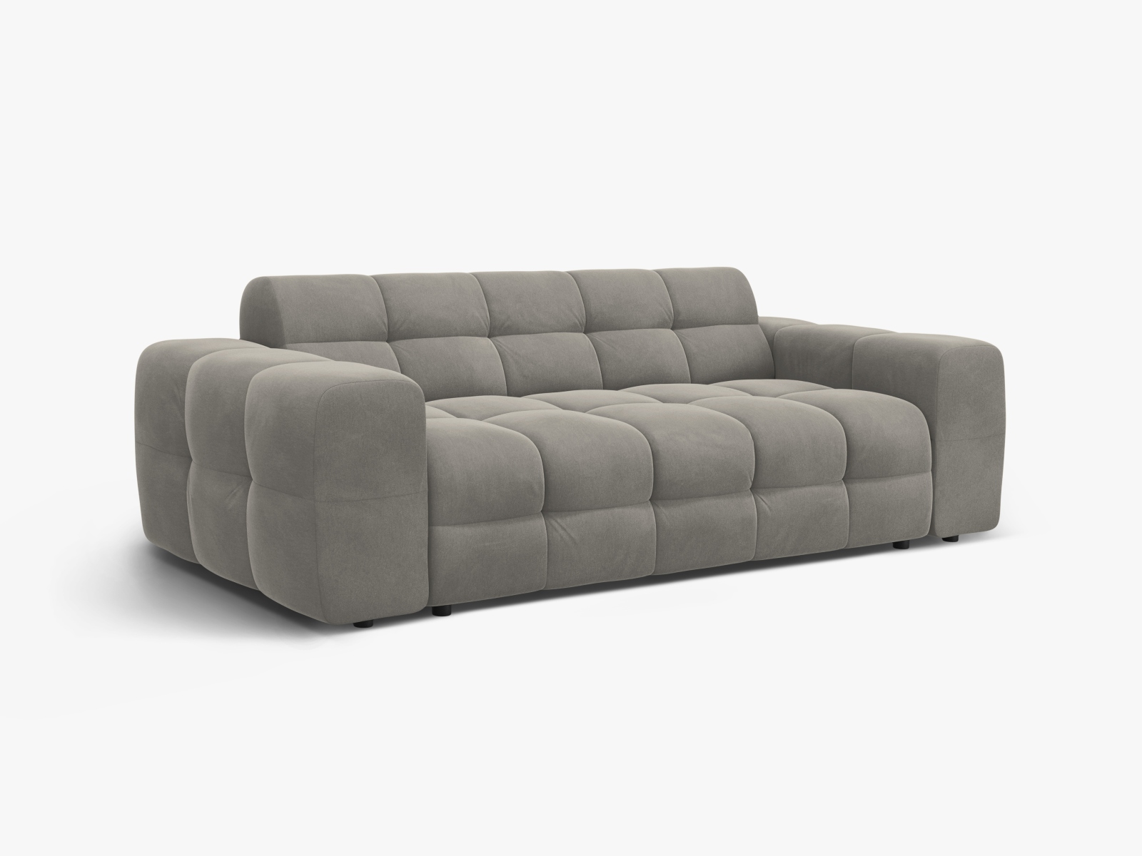 Velvet Sofa, "Kendal", 3 Seats, 222x103x79