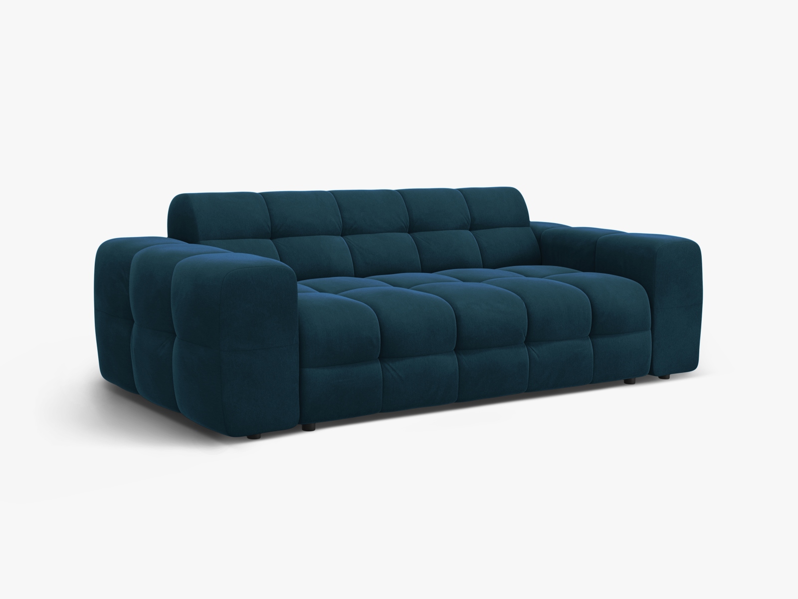 Velvet Sofa, "Kendal", 3 Seats, 222x103x79