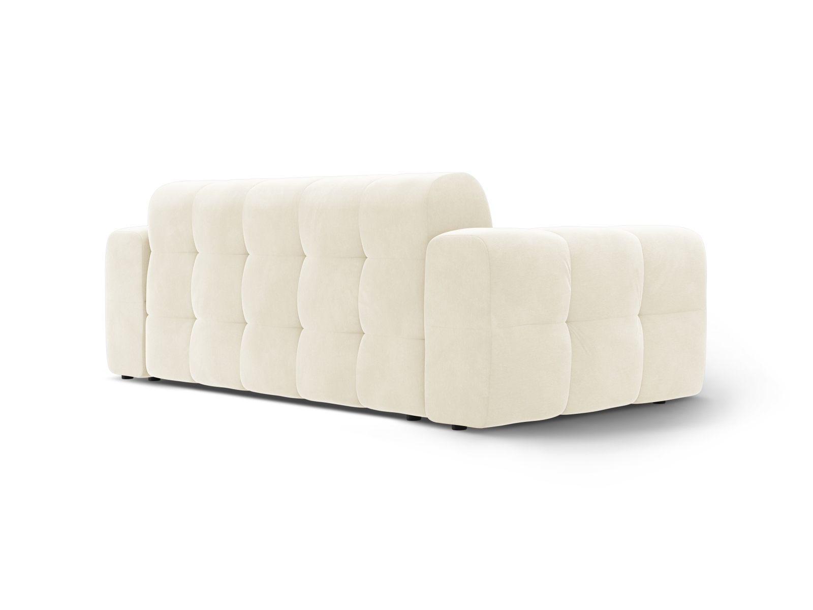Velvet Sofa, "Kendal", 3 Seats, 222x103x79
