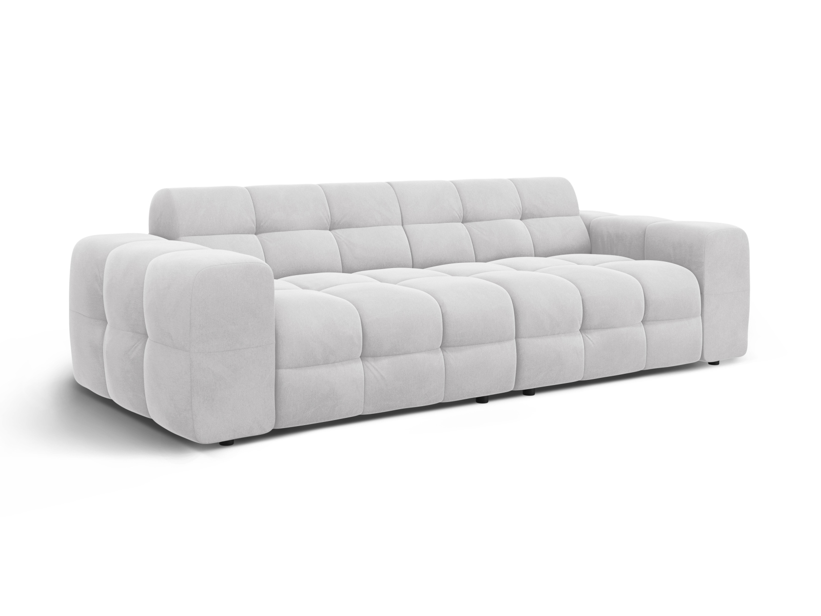 Velvet Sofa, "Kendal", 4 Seats, 255x103x79