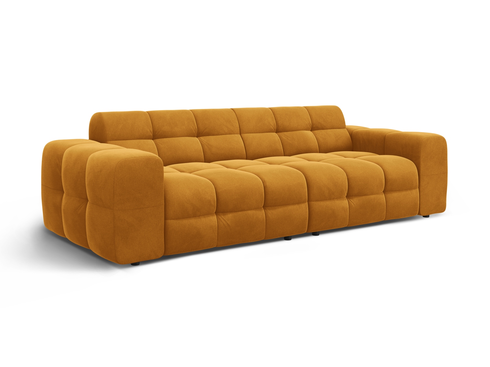 Velvet Sofa, "Kendal", 4 Seats, 255x103x79