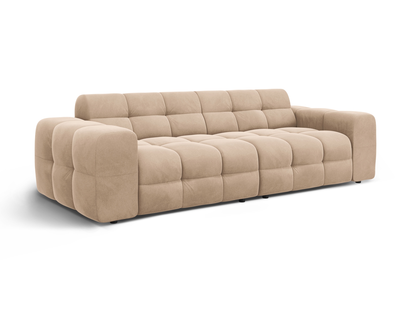 Velvet Sofa, "Kendal", 4 Seats, 255x103x79