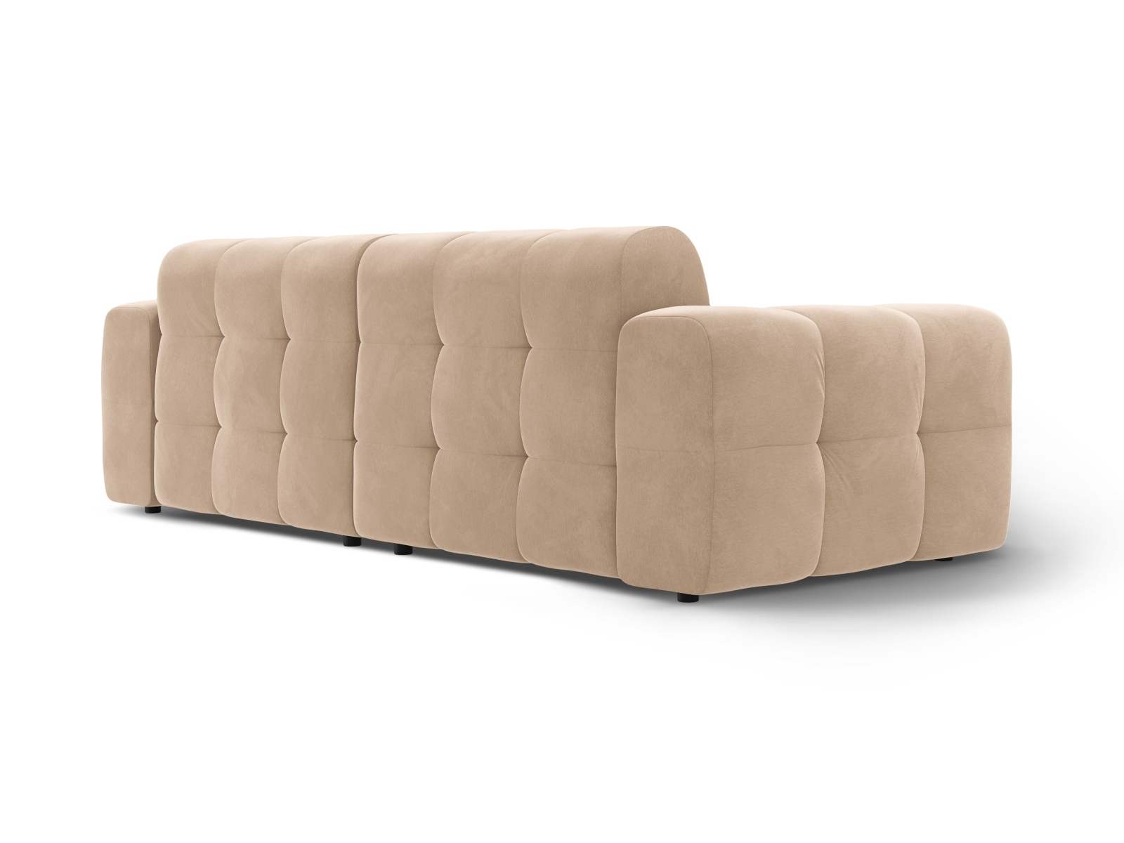 Velvet Sofa, "Kendal", 4 Seats, 255x103x79