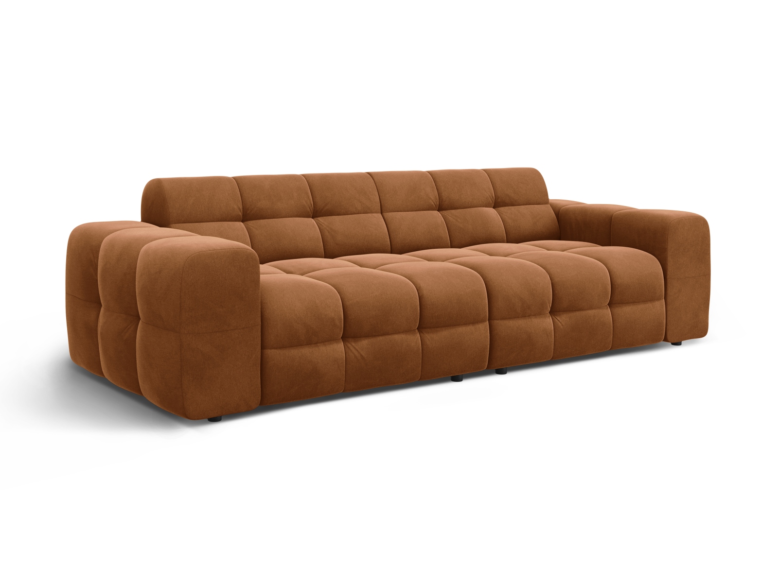 Velvet Sofa, "Kendal", 4 Seats, 255x103x79