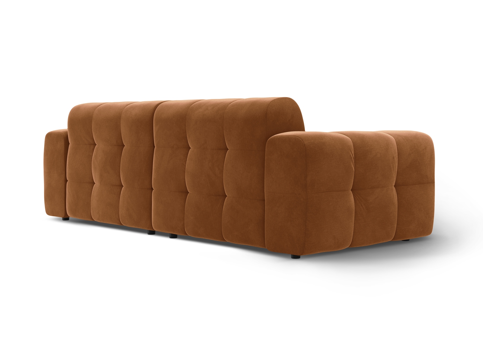 Velvet Sofa, "Kendal", 4 Seats, 255x103x79