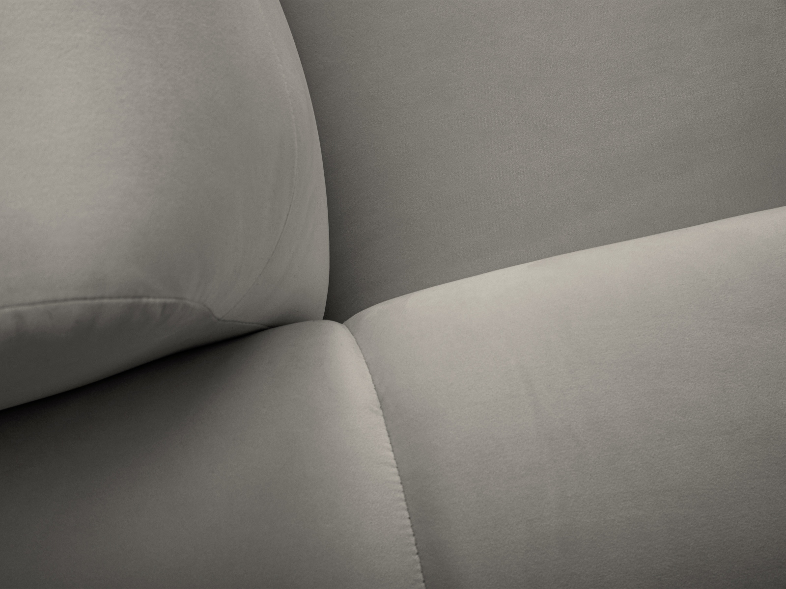 Velvet Sofa, "Kendal", 4 Seats, 255x103x79