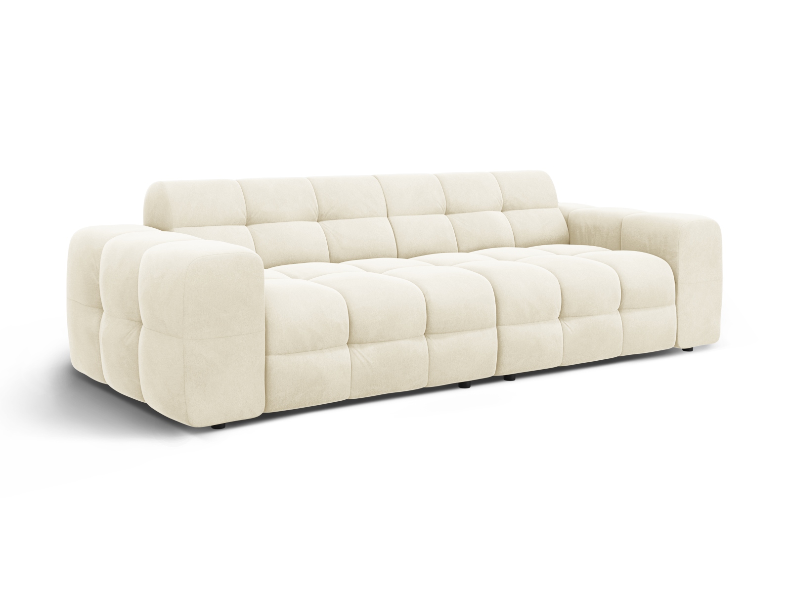 Velvet Sofa, "Kendal", 4 Seats, 255x103x79