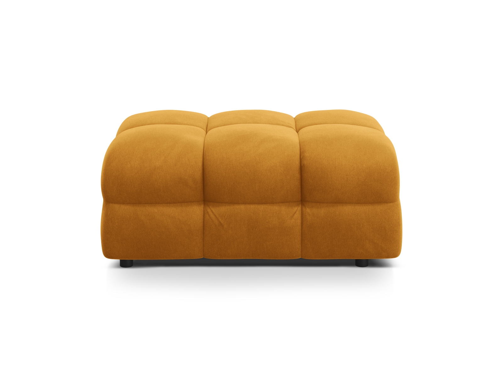 Velvet Pouf, "Kendal", 1 Seat, 104x72x45