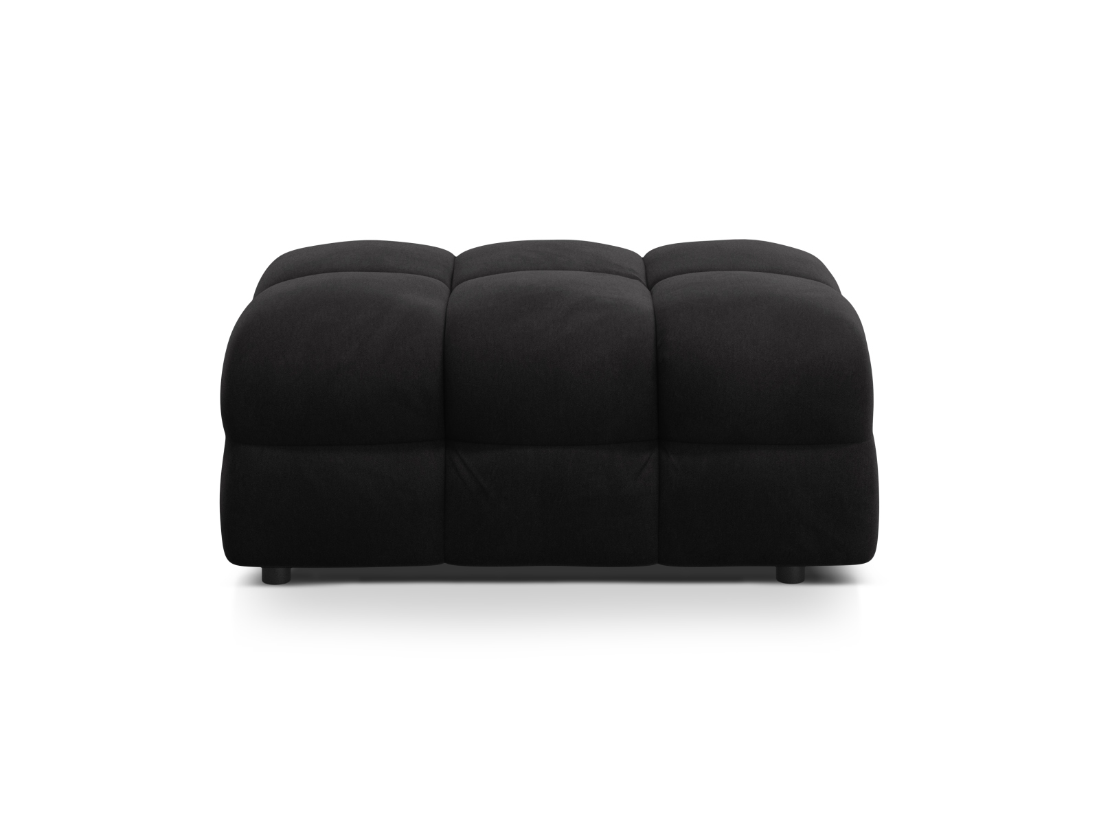 Velvet Pouf, "Kendal", 1 Seat, 104x72x45