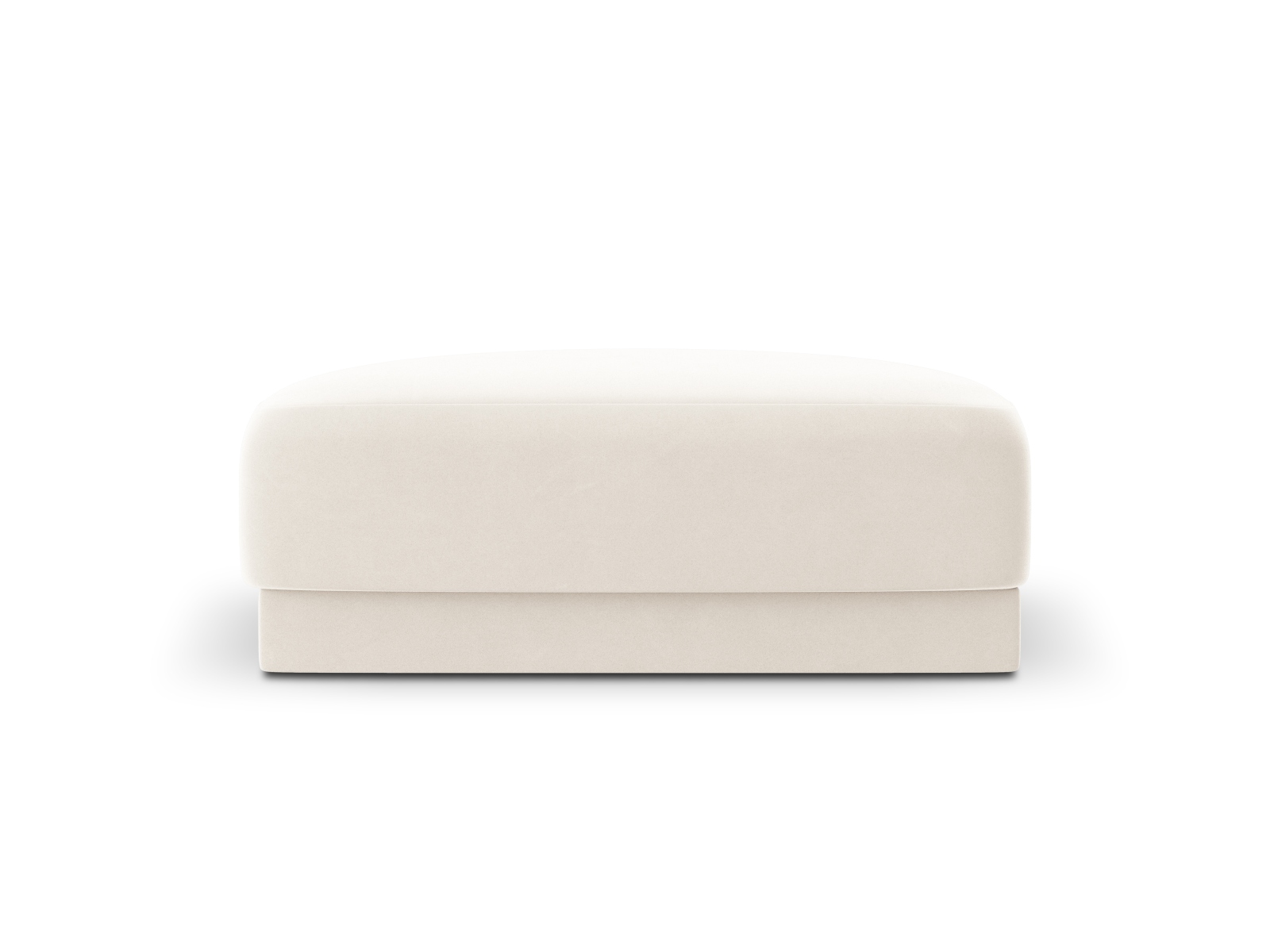 Velvet Pouf, "Miley", 1 Seat, 90x90x40