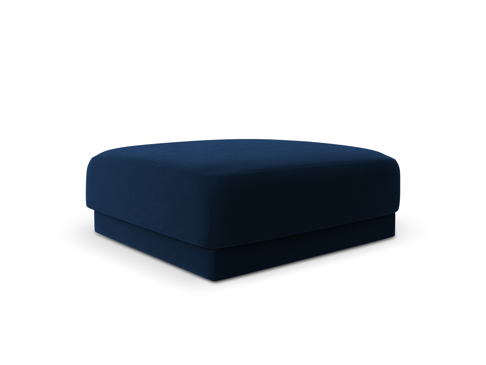 Velvet Pouf, "Miley", 1 Seat, 90x90x40