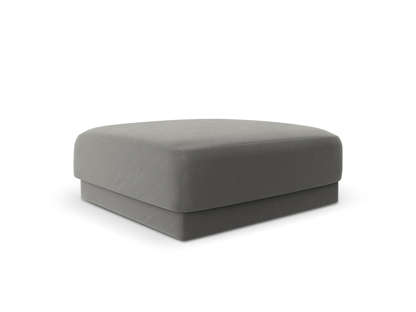 Velvet Pouf, "Miley", 1 Seat, 90x90x40