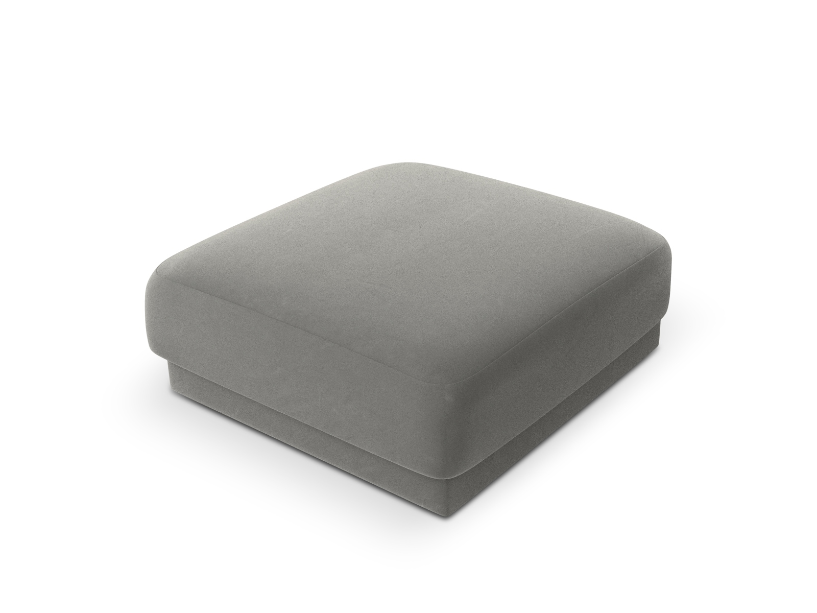 Velvet Pouf, "Miley", 1 Seat, 90x90x40