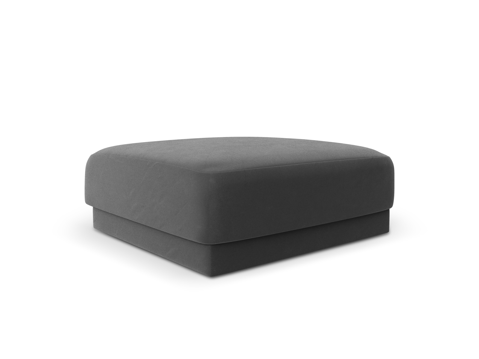 Velvet Pouf, "Miley", 1 Seat, 90x90x40
