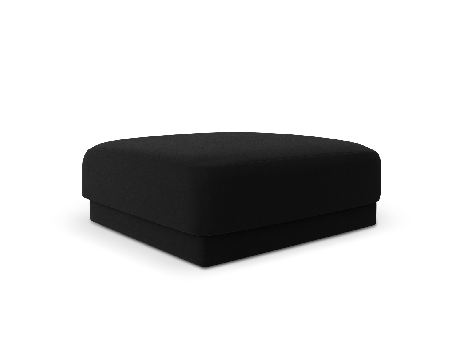 Velvet Pouf, "Miley", 1 Seat, 90x90x40