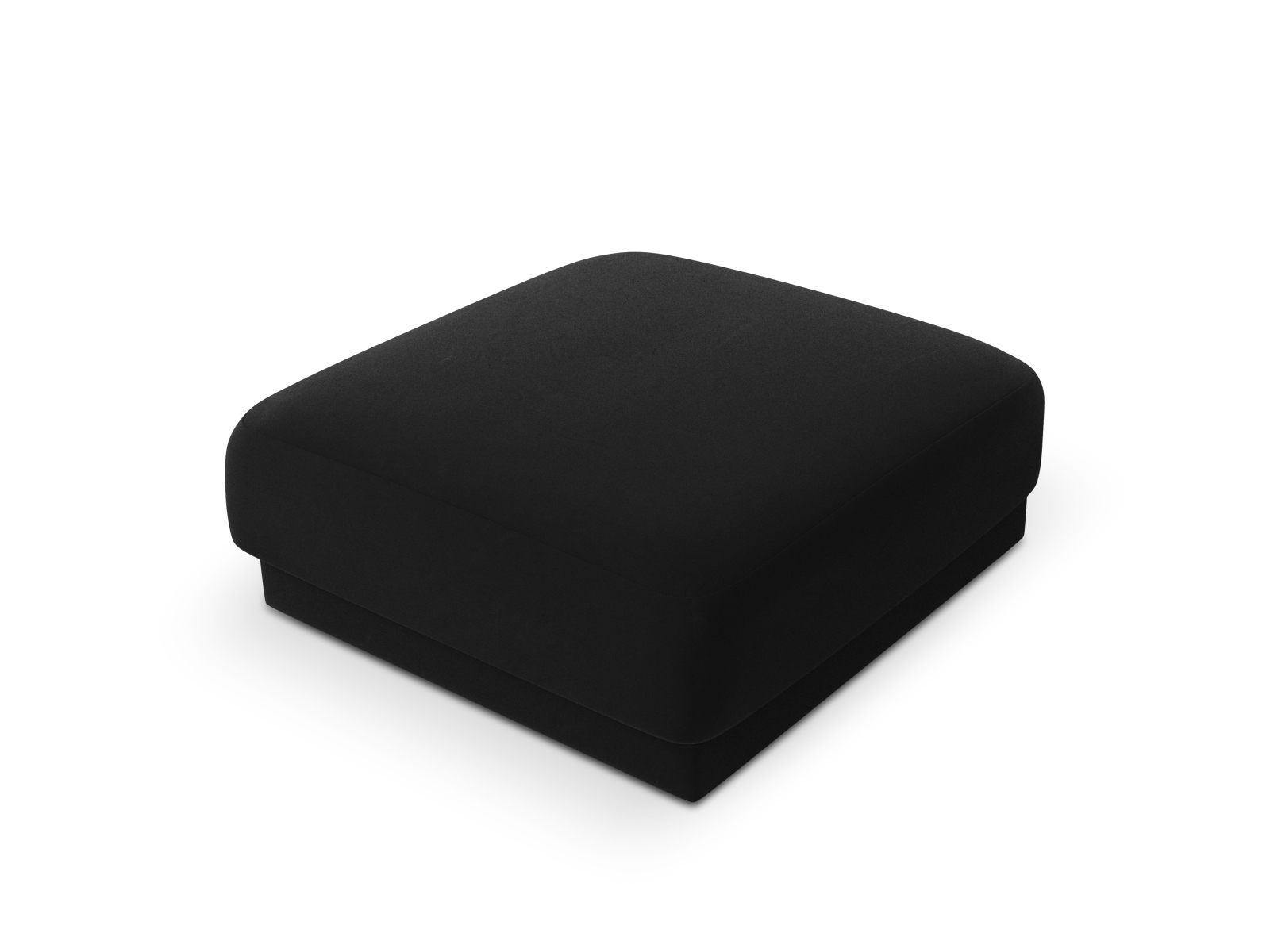 Velvet Pouf, "Miley", 1 Seat, 90x90x40