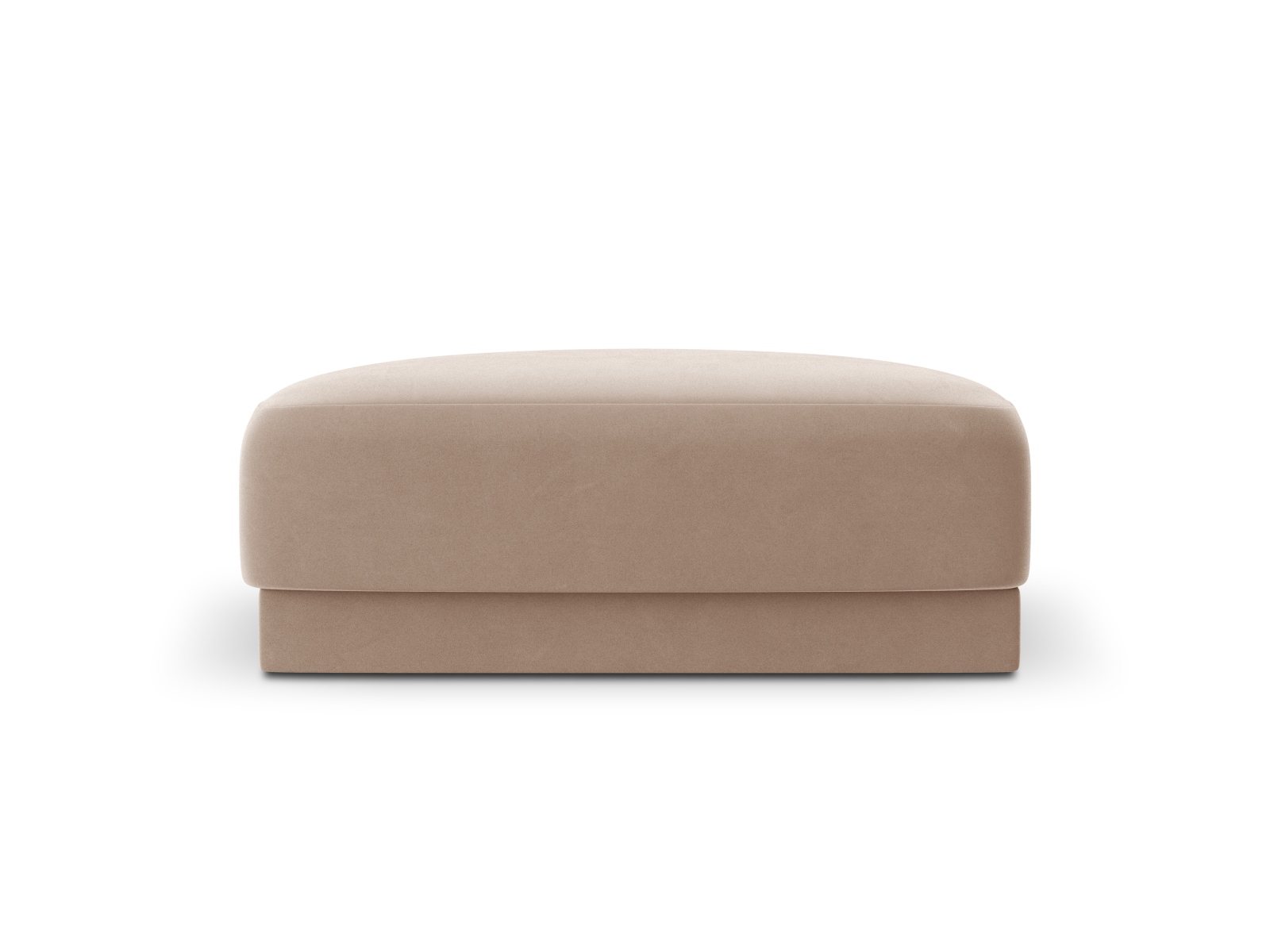Velvet Pouf, "Miley", 1 Seat, 90x90x40