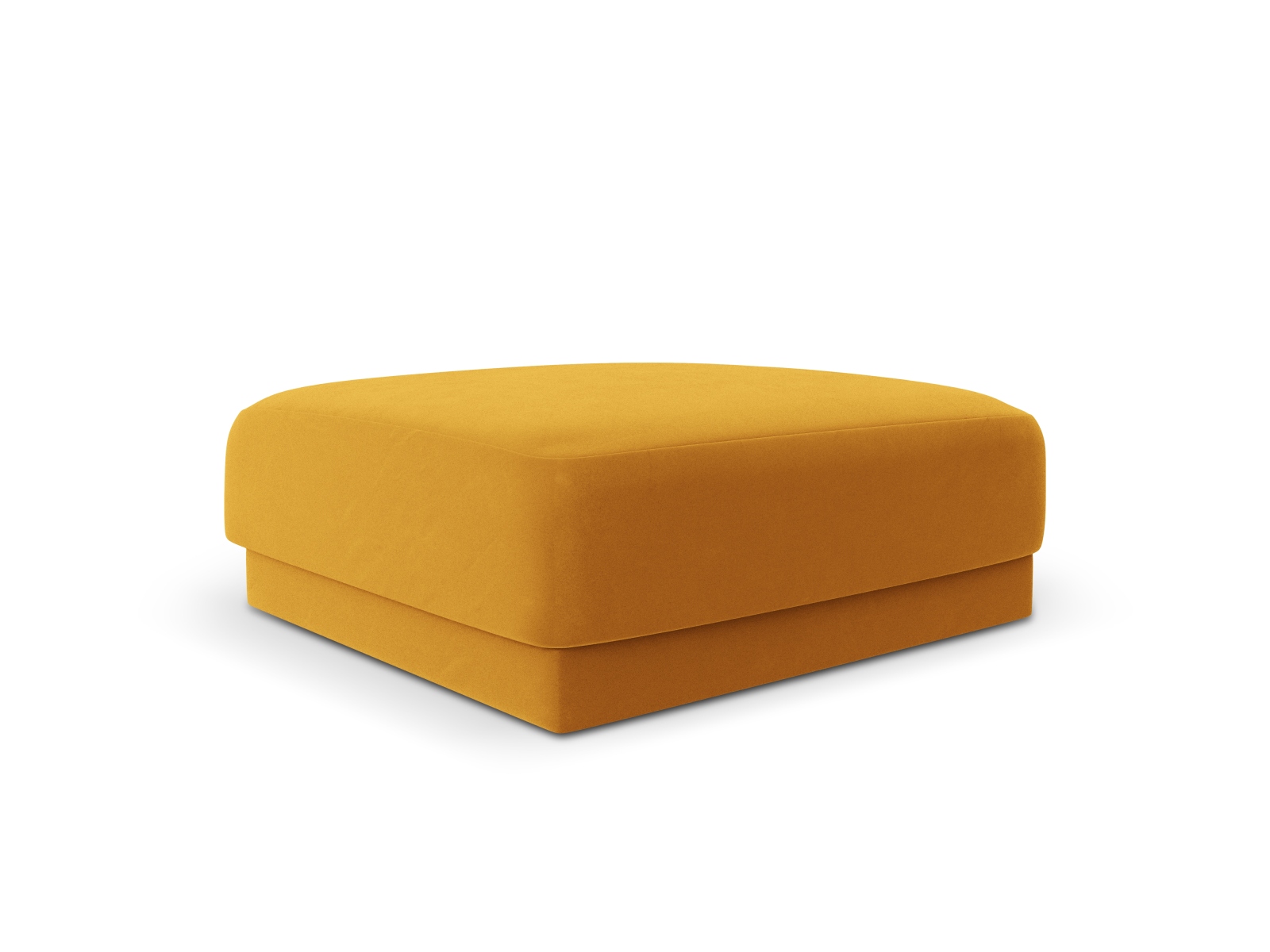 Velvet Pouf, "Miley", 1 Seat, 90x90x40